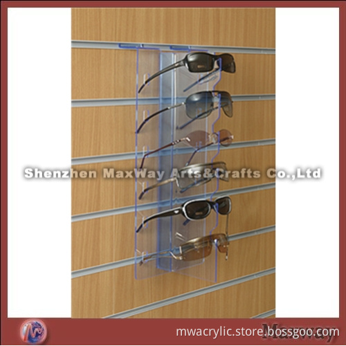 Scalariform blue acrylic/perspex sunglasses holder/display